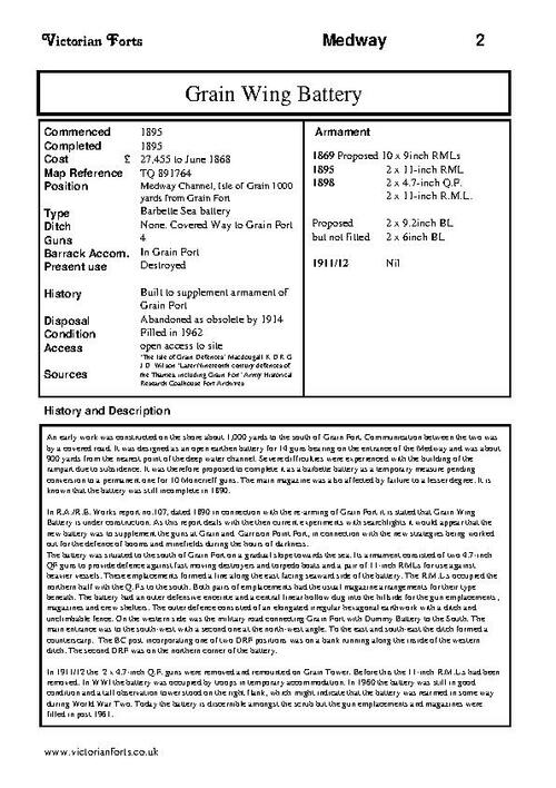 Grain Wing Battery datasheet